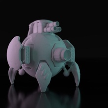 Rolle poly einstellen Cyberpunk Erbe Spielzeuge Spiele Drohne bot Cyberpunklegacy 3d print model - Mito3D
