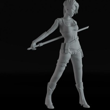trinity drakken - cyberpunk legacy toys & games rebels cyberpunklegacy street5 3d print model - Mito3D