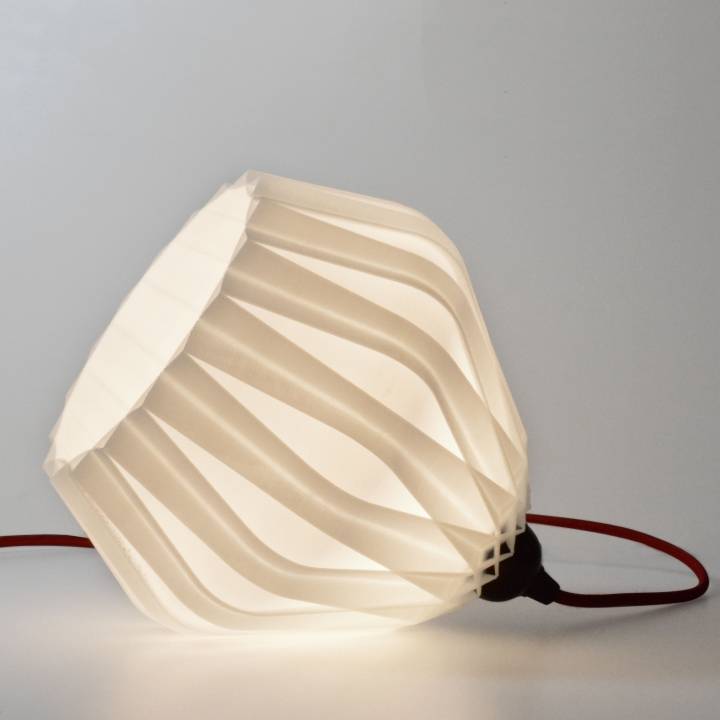 origami lâmpada jardim iluminação luzes lefabshop lâmpadas beautifulhome 3D print model - Mito3D