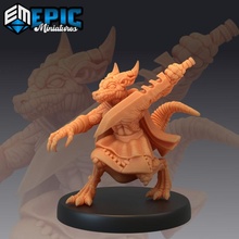 Kobold savaşçı kılıç Ejderha hizmetçi Dragonkin dövüşçü oyuncaklar oyunlar klasik fantezi Ortaçağa ait canavar rpg Warhammer düşman masaüstü zindan karşılaşma dnd yol bulucu 3d print model - Mito3D
