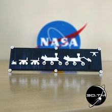 nasa rover famiglia piatto giardino robot razzo spazio Marte perseveranza volo spaziale curiosità 3d print model - Mito3D