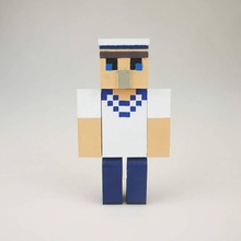 custom minecraft character nunan fan art videogame youtube videogames 3d print model - Mito3D
