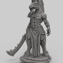 tikbalan giocattoli Giochi gratuito fantasia mostro Dungeons and Dragons dnd esploratore 3d print model - Mito3D