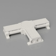 modular Rohre Laufsteg Kreuzungen Tischplatte Landschaft 3d print model - Mito3D
