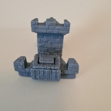 pânico castelo jogo tabuleiro 3d print model - Mito3D