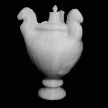 cinerary urn donata restituta scan 3d print model - Mito3D
