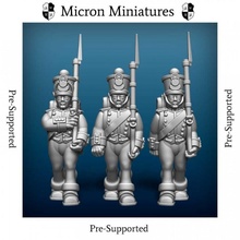 french infantry 1812-1815 marching toys & games 18mm 15mm blackpowder presupported grenadier black powder napoleonics fusilier 1812 voltigeur 3d print model - Mito3D