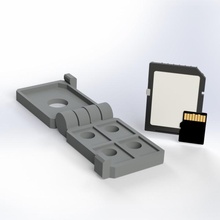 universal sd caso bainha micro Nintendo interruptor recipiente armazenamento impressão colocar cartão suporte 3d print model - Mito3D