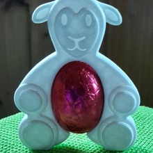 Pasqua agnello cioccolato uova 3d print model - Mito3D
