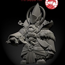 high priest dwarf toys & games stl board dragons dungeons fantasy game rpg warhammer 3dprinting tabletop d&d lore pre-supported 3d print model - Mito3D
