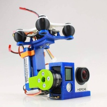 gopro 2 axis brushless gimbal gadgets & electronics handle hero3 hero4 stabilize 3d print model - Mito3D