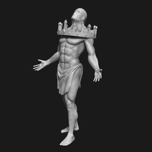 king toys & games creature fighter human monster ruler undead warrior champion d&d pathfinder 3d print model - Mito3D