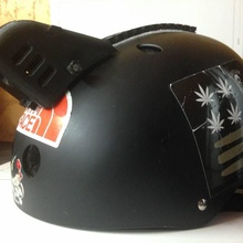 universal capacete pára quedismo montagem gopro gadgets aparelhos eletrônicos monte 3dprint skate gopromount goprohero3 hero3 prancha snowboard inlineskate helmetmount9l 3d print model - Mito3D