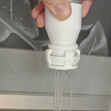 pia purificador alimentação adaptador água alimentado bocal cabeça jardim 3d print model - Mito3D