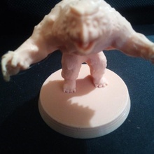 owlbear creature gaming mini monster roleplay tabletop dnd minature 3d print model - Mito3D