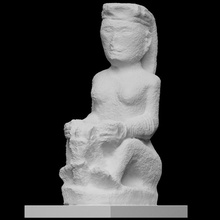 mulher figura Varredura França 3dprintable feminina quaibranly pedra 3d print model - Mito3D
