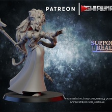 Alto duende Alarielle suporte pronto dragões masmorras fantasia martelo guerra miniatura jogo dnd descobridor 3d print model - Mito3D