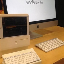 macintosh apple mini dock keyboard gadgets & electronics ipad tablets 3d print model - Mito3D