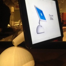 imac mini ipad gadgets aparelhos eletrônicos caso stand tablet 3d print model - Mito3D