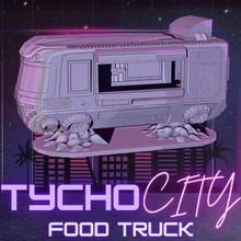 Tycho Kent Gıda kamyon oyuncaklar oyunlar fantezi Sanayi model Uzay arazi araç Luna bilimkurgu Cyperpunk uzay yiyecek kamyonu 3d print model - Mito3D