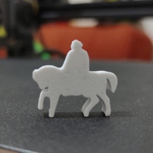 cavalaria meeple cavalo jogo tabuleiro 3d print model - Mito3D