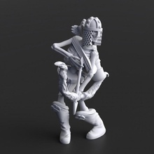 iskelet eğilmek pre supported oyuncaklar oyunlar fantezi ölümsüz 3d print model - Mito3D