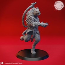 gnoll tampo mesa miniatura fera jogos monstro guerra reis dnd descobridor hiena ttrpg 3d print model - Mito3D