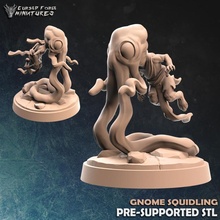 gnome squidling toys & games dragons dungeons mind d&d dnd flayer dale icewind rime frostmaiden 3d print model - Mito3D