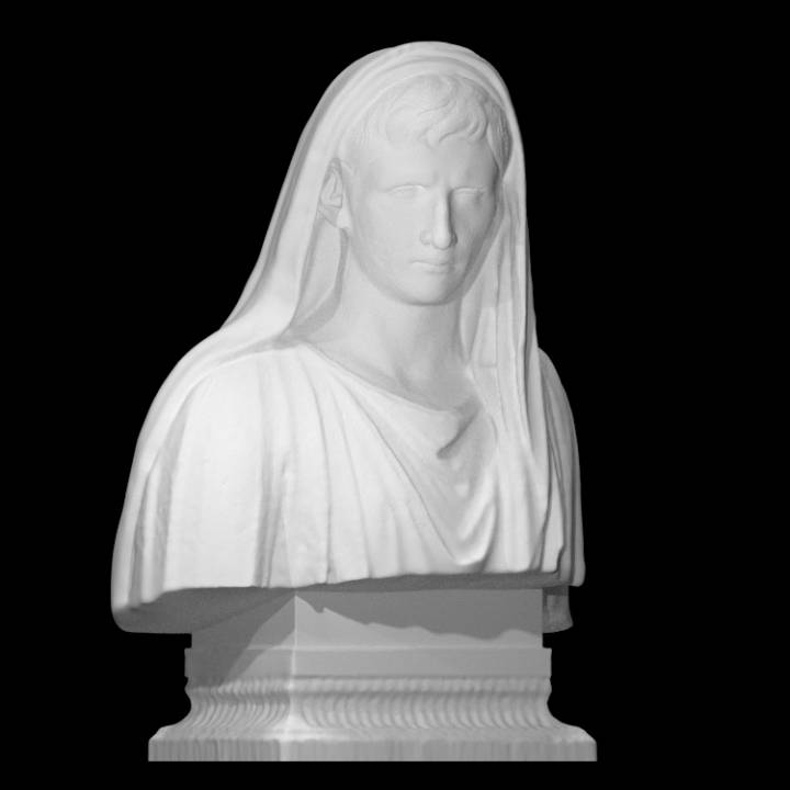 labicana augusto union des mus nationaux parís scan 3D print model - Mito3D
