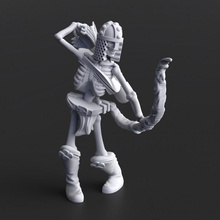 iskelet eğilmek pre supported oyuncaklar oyunlar ok fantezi ölümsüz 3d print model - Mito3D