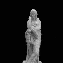 vestale allegory silence jardin des tuileries paris scan 3d print model - Mito3D
