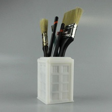 tardis caneta copa jardim secretária organizador pencup 3d print model - Mito3D