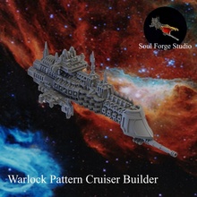 warlock pattern cruiser builder toys & games bfg humannavy 3d print model - Mito3D