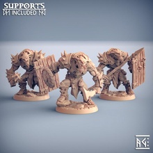 3 greatgoblins - shortsword tales toys & games dragons dungeons fantasy mini miniatures rpg miniature tabletop wargame dnd goblins ttrpg artisan guild presupported hobgoblins supported 3d print model - Mito3D