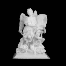 allegory fame writing story king palace versailles france scan 3d print model - Mito3D
