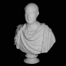 municipal persona considerada efigie emperador maximino louvre parís scan 3d print model - Mito3D