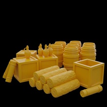 cart supplies terrain wine barrel jug log crate bedroll 3d print model - Mito3D