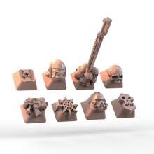 keycaps impostato giardino 40k warhammer spazio marino martello 3d print model - Mito3D