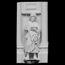 st Giacomo Compostela statua scansione Londra scultura 3dprintable 3d print model - Mito3D