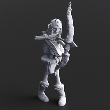 iskelet eğilmek pre supported oyuncaklar oyunlar ok fantezi ölümsüz 3d print model - Mito3D