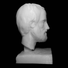 aristotle louvre paris scan 3d print model - Mito3D