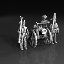 7 anni guerra russo artiglieria giocattoli Giochi 20mm storico nero polvere onori signore 18 secolo 3d print model - Mito3D