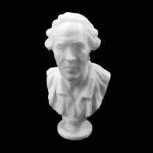 retrato jean baptiste pigalle museu louvre paris scan 3d print model - Mito3D
