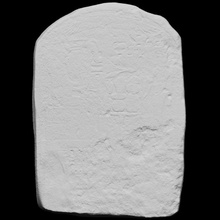 votive stela scan egyptian 3dprintable petriemuseum 3d print model - Mito3D