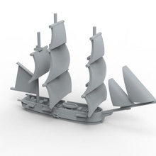 hms terreur 1803 jouets Jeux bataille navire guerres jeu guerre naval âge voile bombe 3d print model - Mito3D