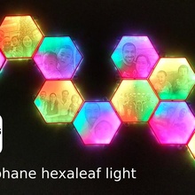 lithophane light panel 3d printed nanoleaf alternative 3dprinting nightlight 3d print model - Mito3D