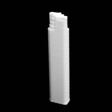 grand plaza apartments east tower chicago illinois scansione 3d print model - Mito3D