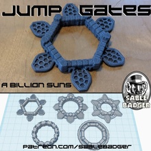billion suns - jump gates points space scifi billionsuns abillionsuns jumpgates 3d print model - Mito3D