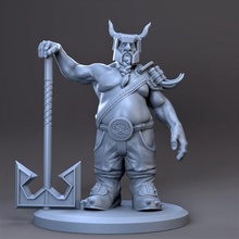 dwarf warrior toys & games lotr 3d print model - Mito3D