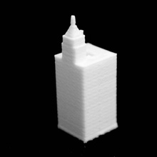metropolitan tower chicago illinois scansione 3d print model - Mito3D